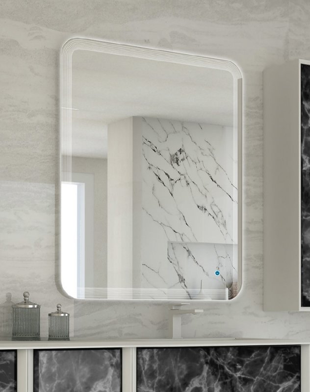 Приобрести cezares зеркало 90х100 см, led подсветка 44996