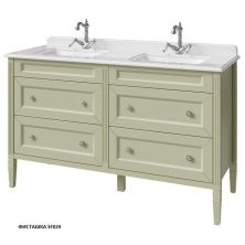 Caprigo Тумба с раковиной ALBION CONCEPT 140 см, зеленая