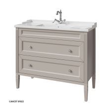 Caprigo Тумба с раковиной ALBION CONCEPT 100 см, серая