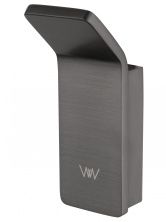 Крючок для ванной WONZON & WOGHAND LOTTE, Темный графит (WW-8315A-BGM)