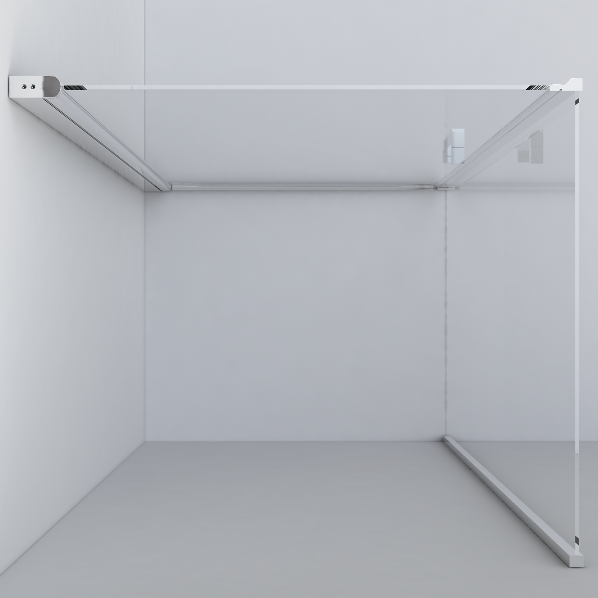 Приобрести vincea душевое ограждение orta 90х90 см, текстурное, левостороняя, хром vsr-1o9090ch-l