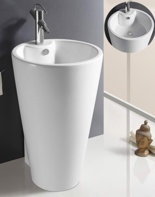 Приобрести раковина напольная ceramalux 52 см b134b