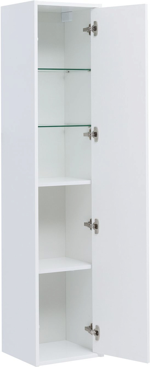 Приобрести aquanet пенал lino (flat) 35 см, белый глянец