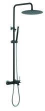 Boheme Душевая система Uno, черный\хром 468-BCR