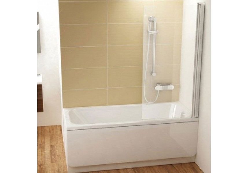 Приобрести ravak шторка для ванны chrome cvs1 80 см 7qr40c00z1 r алюминий/прозрачное