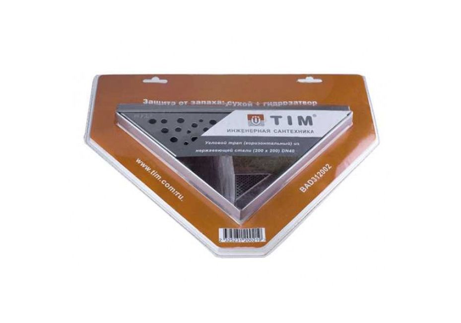 Приобрести трап tim bad412002 20х20 см, нержавеющая сталь