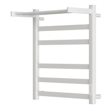 Полотенцесушитель электрический Point 500х600 Меркурий с полкой П5, белый PN83856PW