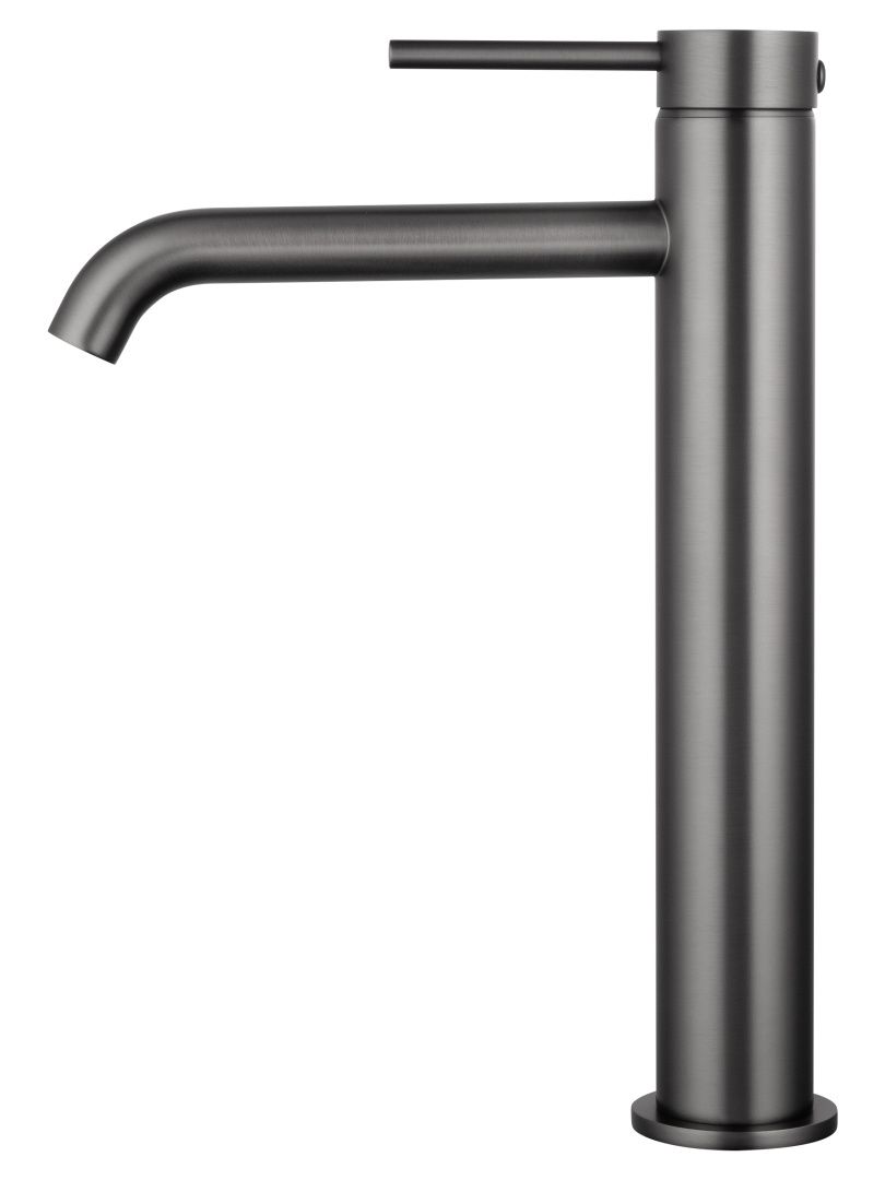Приобрести смеситель для раковины высокий wonzon & woghand stick, темный графит (ww-88239017-bgm)