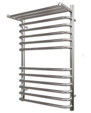 Полотенцесушитель электрический Point 500х800 Нептун с полкой П11, хром PN09158SPE