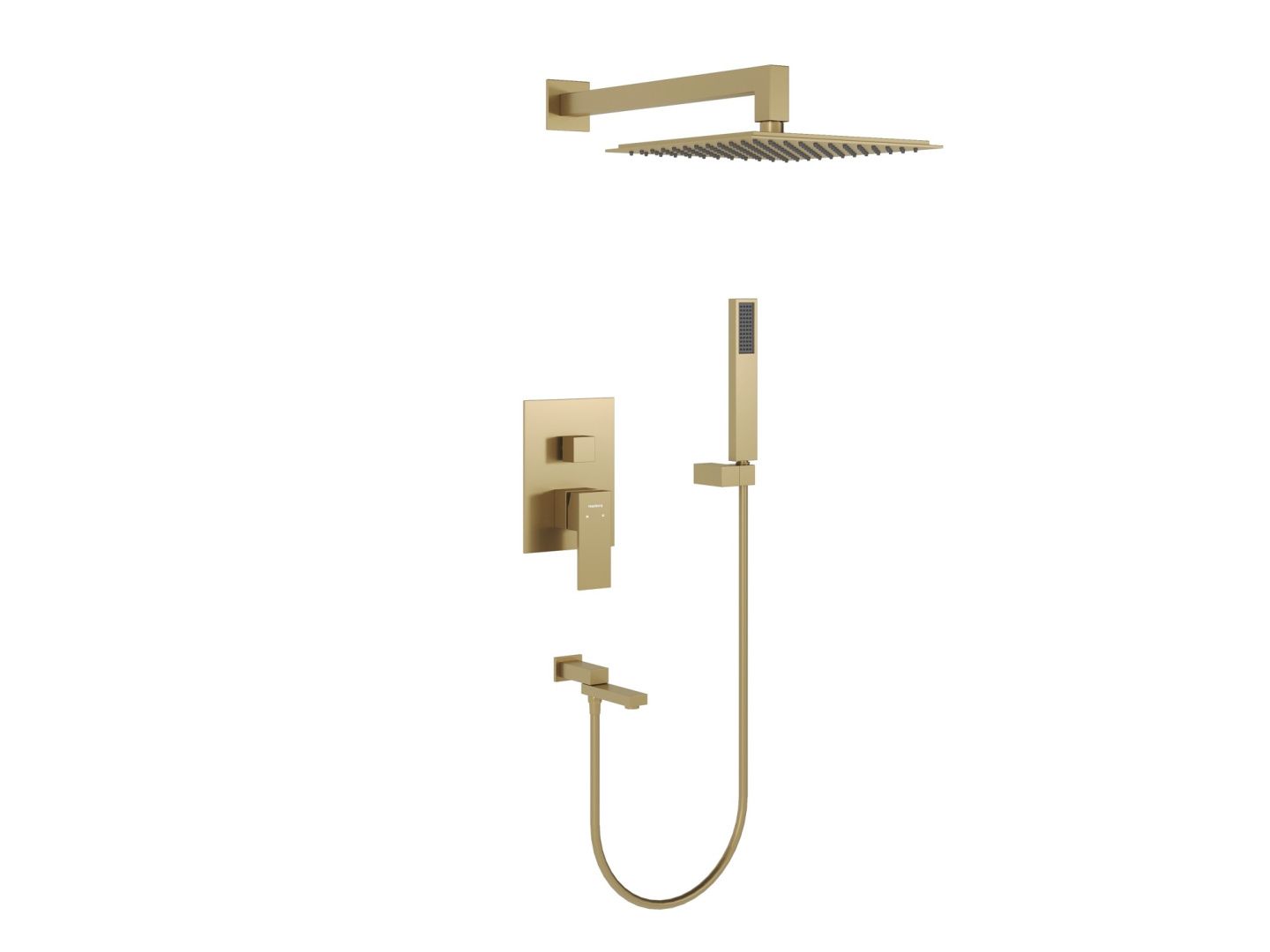Приобрести hayzburg встраиваемая душевая система, матовое золото hb-1001bg