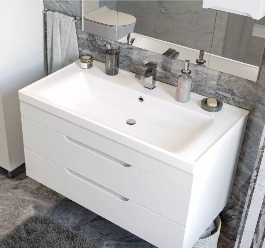 Приобрести mirsant тумба подвесная soho quadro 80 см с раковиной миранда -80 ут000089880