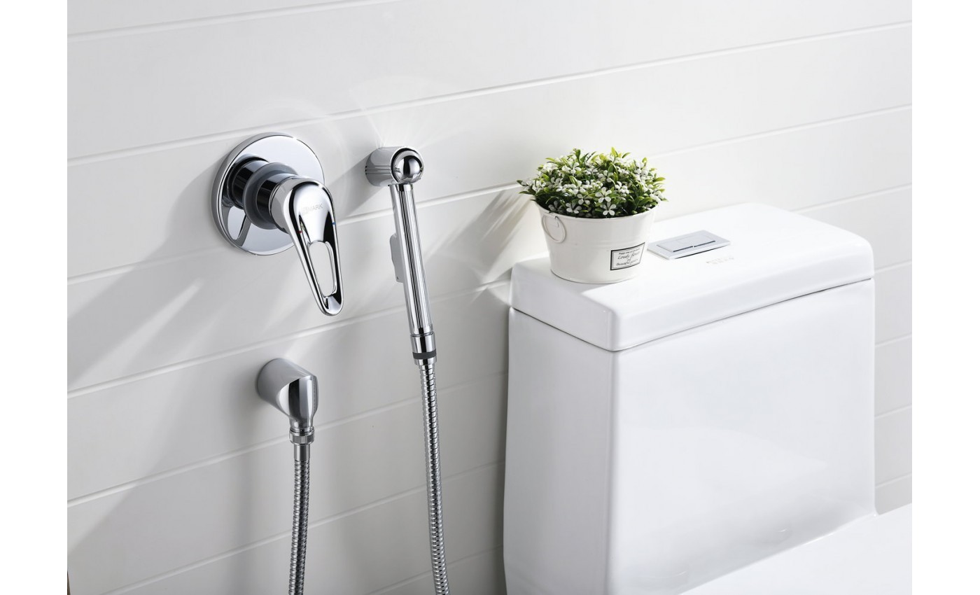 Приобрести lemark смеситель luna с гигиеническим душем, скрытый монтаж, хром lm4119c