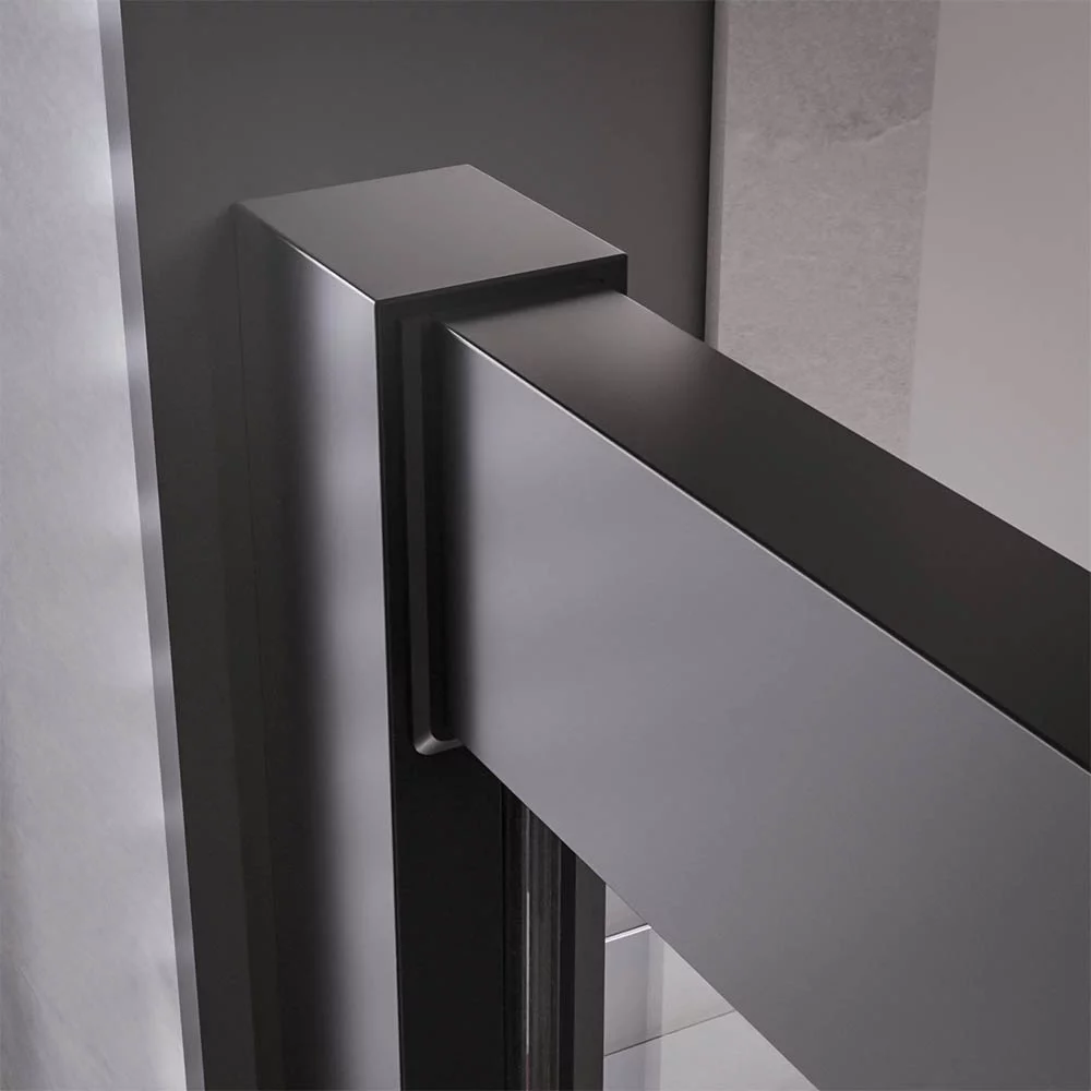 Приобрести veconi душевое ограждение premium trento 90х100 см, черное матовое, прозрачное ptc20-b-10090-01-c4