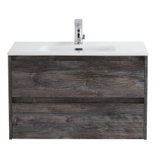 BelBagno Тумба с раковиной KRAFT 39 80 см, подвесная Pino Pasadena, белая раковина
