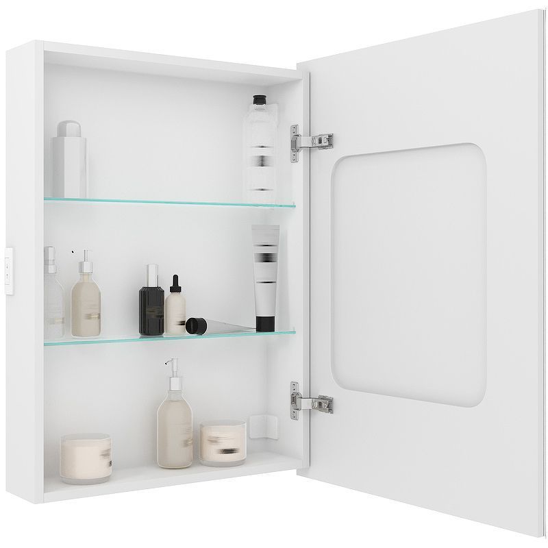 Приобрести continent зеркало шкаф с подсветкой allure 60х80 см, сенсорный включатель, правосторонее,белое