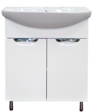 Loranto Тумба напольная с раковиной Стиль-70 70х85 см, белая (CS00067858)