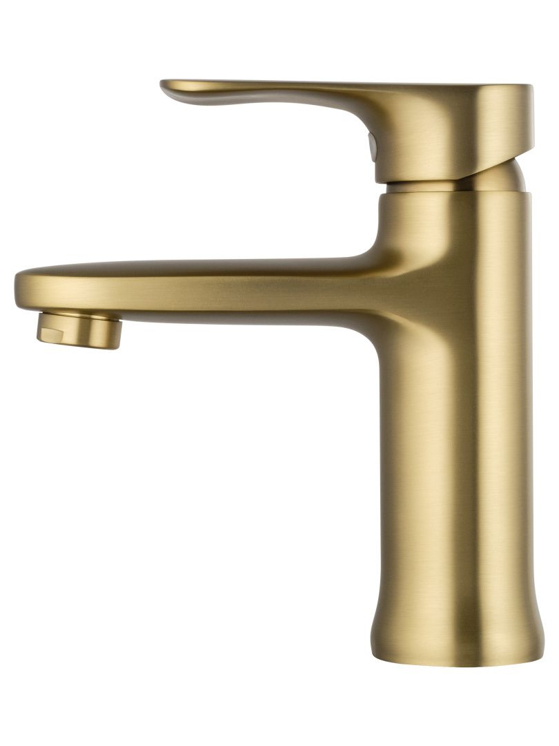 Приобрести смеситель для раковины wonzon & woghand, брашированное золото (ww-xh-011-bg)