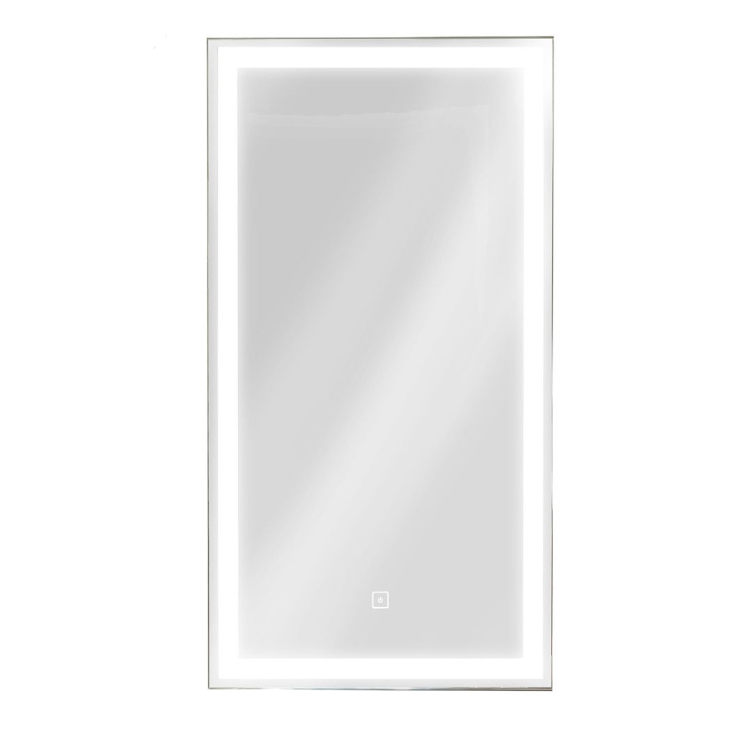 Приобрести continent зеркало шкаф с подсветкой mirror box black 35х65 см, сенсорный включатель, левосторонее, черное