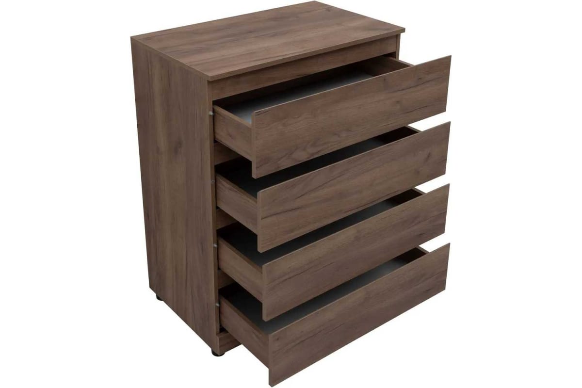 Приобрести aquanet комод сканди 80x48 см, дуб крафт (4 ящика)