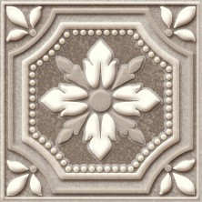 Декор настенный, вставка Kerama Marazzi Пьяцца, 70х70 светло бежевая VT/A340/3278