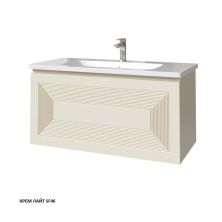 Caprigo Тумба с раковиной MODO Quarta 100 см, кремовая