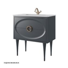 Caprigo Тумба с раковиной MILANO 85 см, серый, эмаль 14312 4