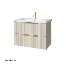 Caprigo Тумба с раковиной RAIN 80 см, светло бежевая