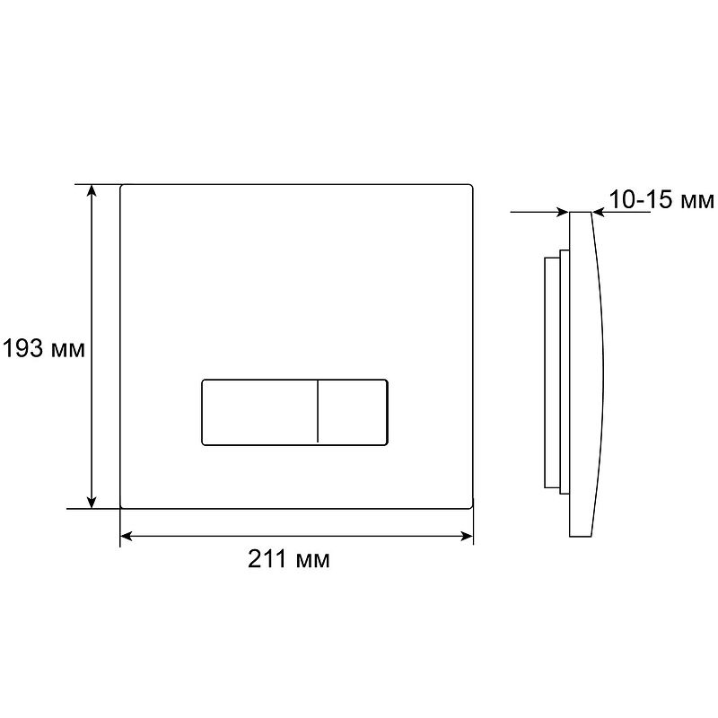 Приобрести grossman клавиша смыва classic, черный матовый 800.t1.04.210.210