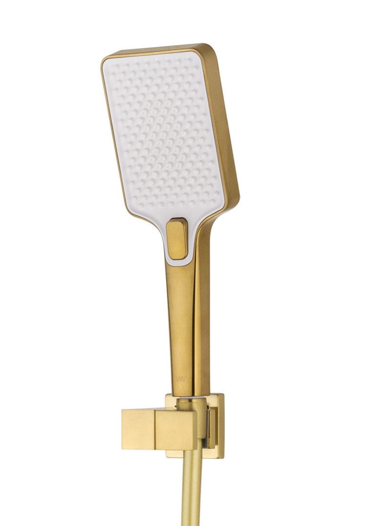 Приобрести смеситель для ванны с душем wonzon & woghand edge, брашированное золото (ww-88639003a-bg)