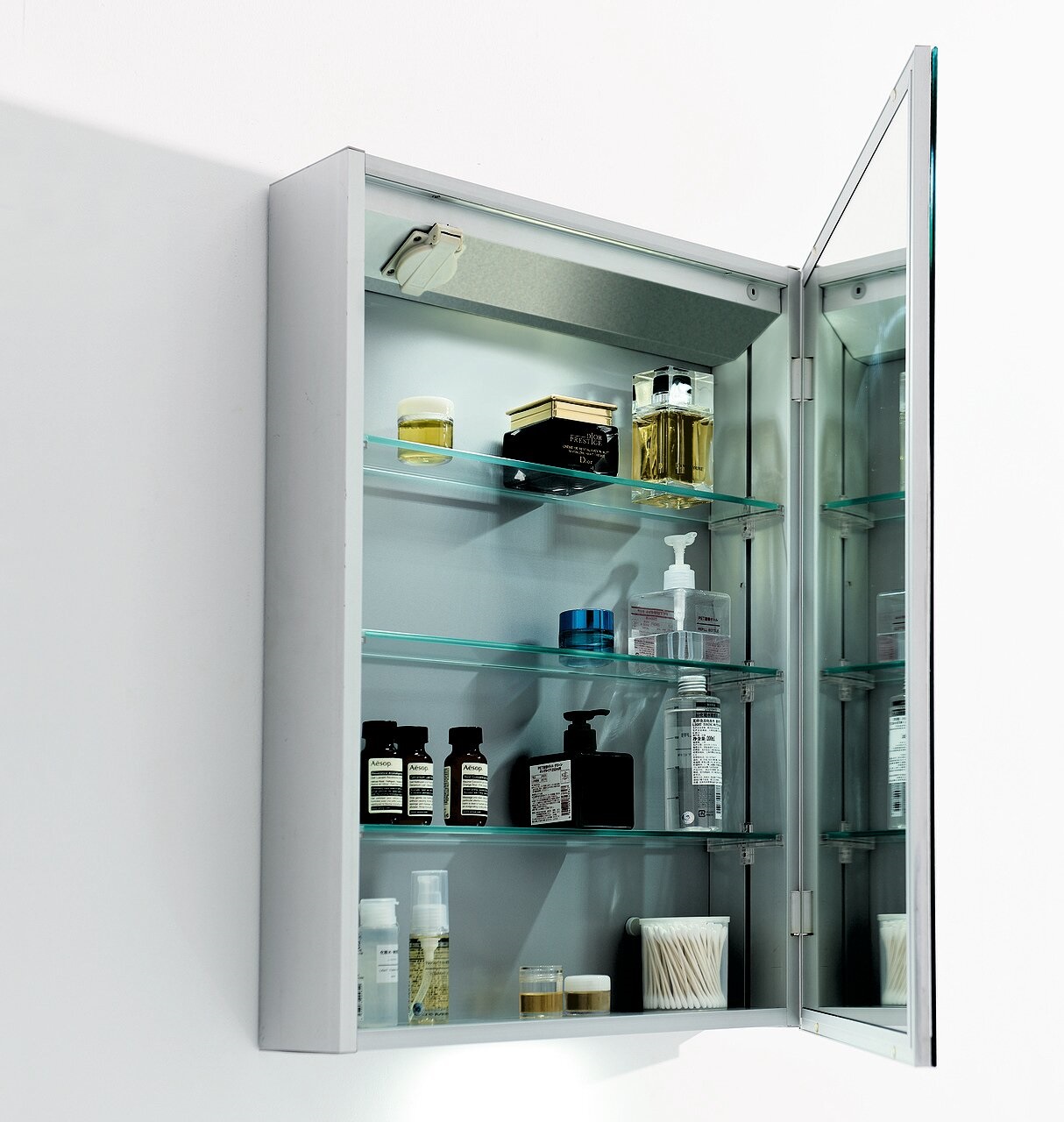 Приобрести belbagno зеркало-шкаф 60х70 см spc-1a-dl-bl-600