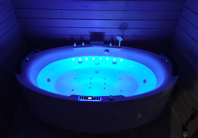 Приобрести frank гидромассажная ванна f163, 200х110 см, овальная, белая