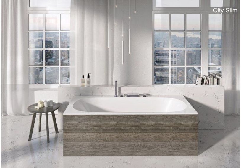 Приобрести акриловая ванна ravak city slim 180x80 см c921300000