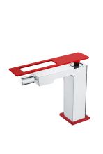 Boheme Смеситель для биде Q, хром\красный 146-CRR