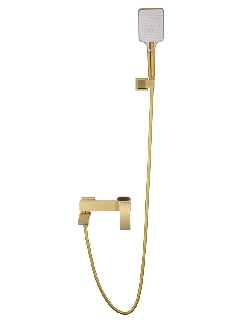 Приобрести смеситель для ванны с душем wonzon & woghand fit, брашированное золото (ww-88639009-bg)