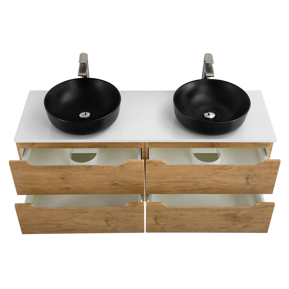 Приобрести belbagno тумба со столешницей etna 140 см, подвесная rovere nature