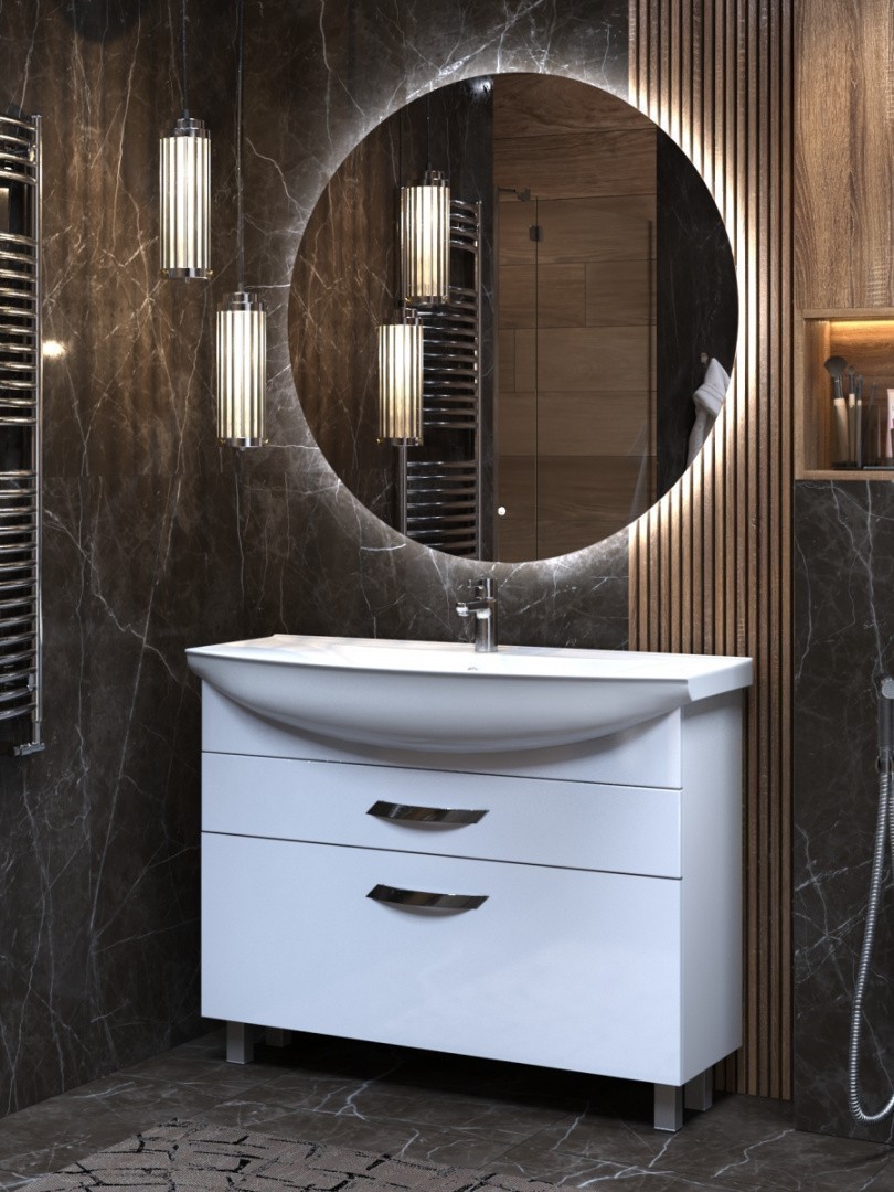 Приобрести vigo зеркало otti classic 100 см, с подсветкой, сенсорное управление z.ott.100.classic