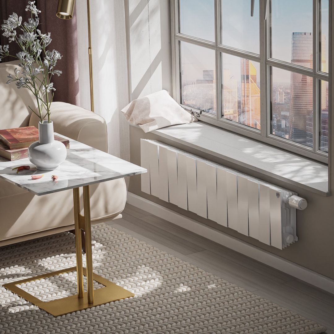 Приобрести royal thermo радиатор биметаллический pianoforte 200 /bianco traffico ( белый ) vdr- 14 секц.