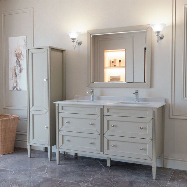 Приобрести caprigo тумба с раковиной albion promo 140 см, белая