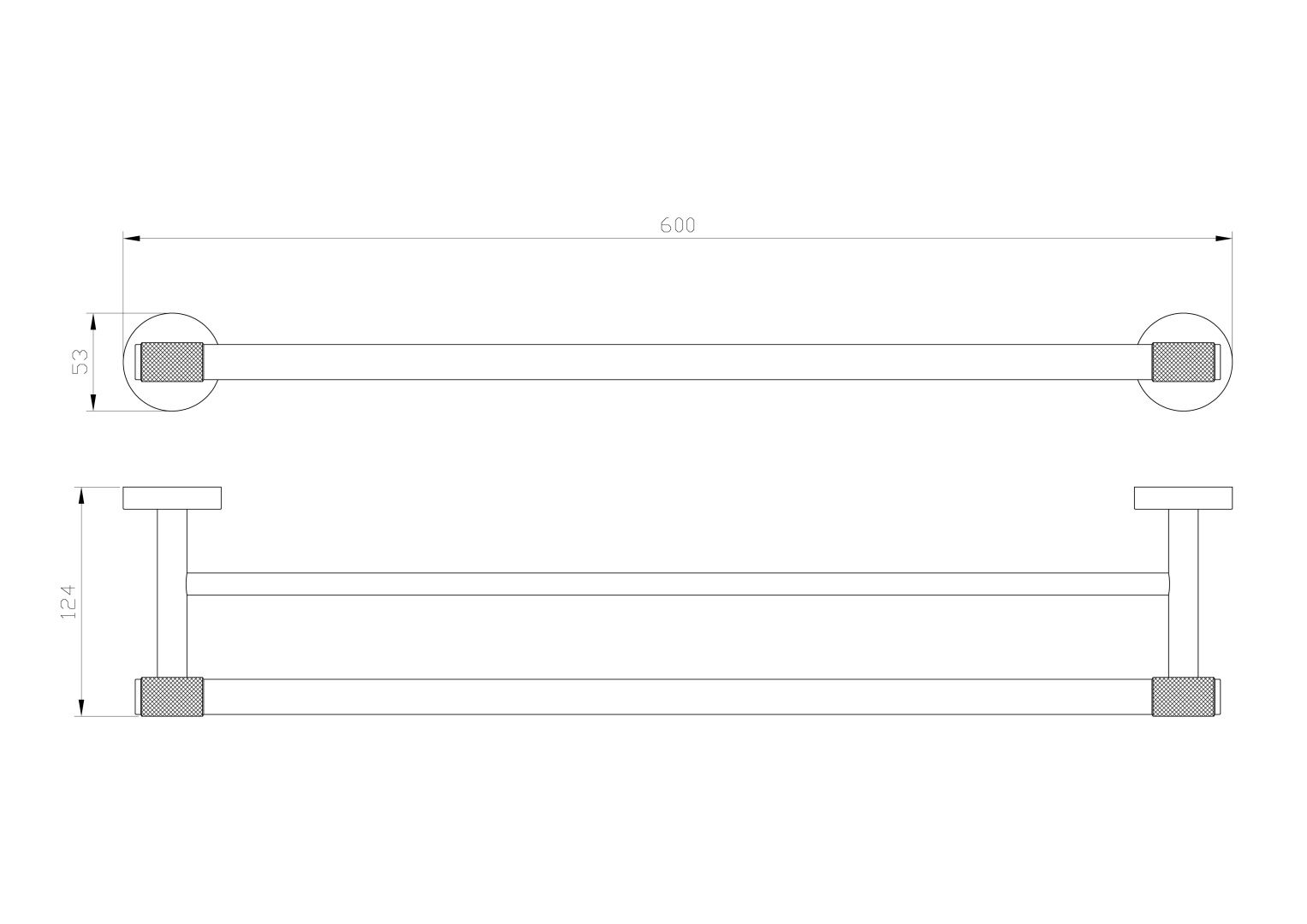 Приобрести полотенцедержатель двойной wonzon & woghand majestic, черный/золото (ww-9211)