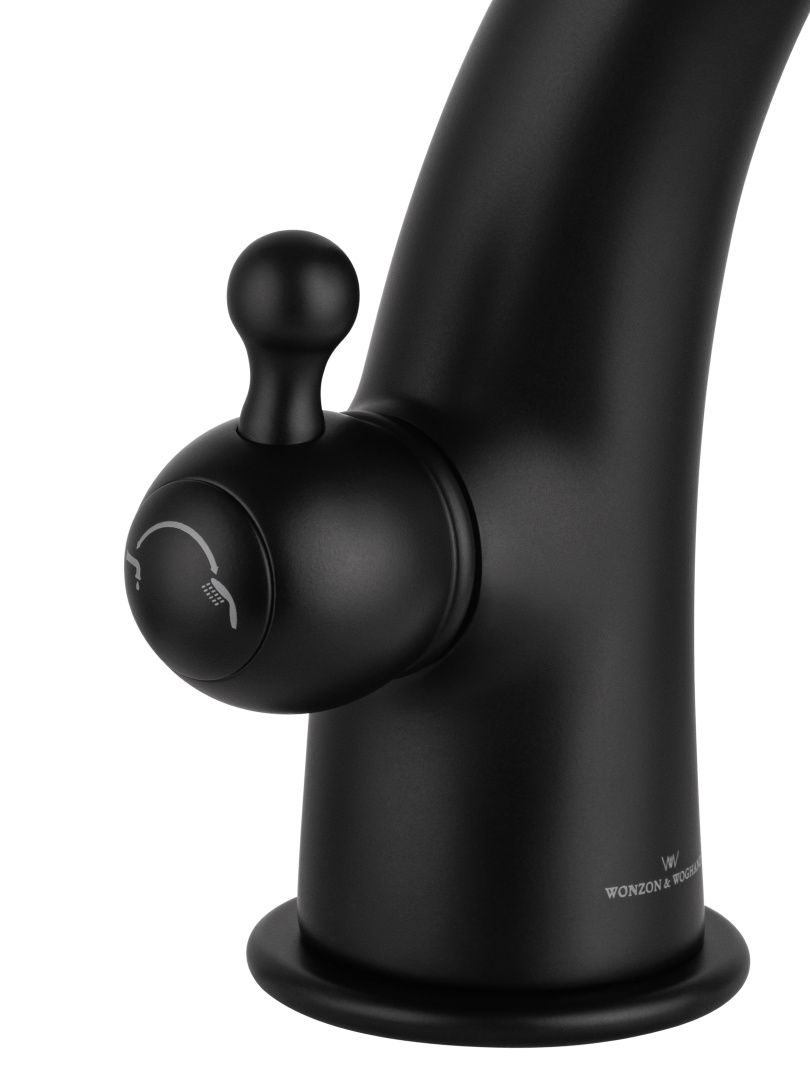Приобрести смеситель на борт ванны wonzon & woghand steam, черный матовый (ww-88659008-mb)