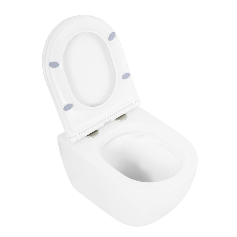 Приобрести cezares подвесной унитаз stylus-tor, безободковый с сиденьем soft close, дюропласт