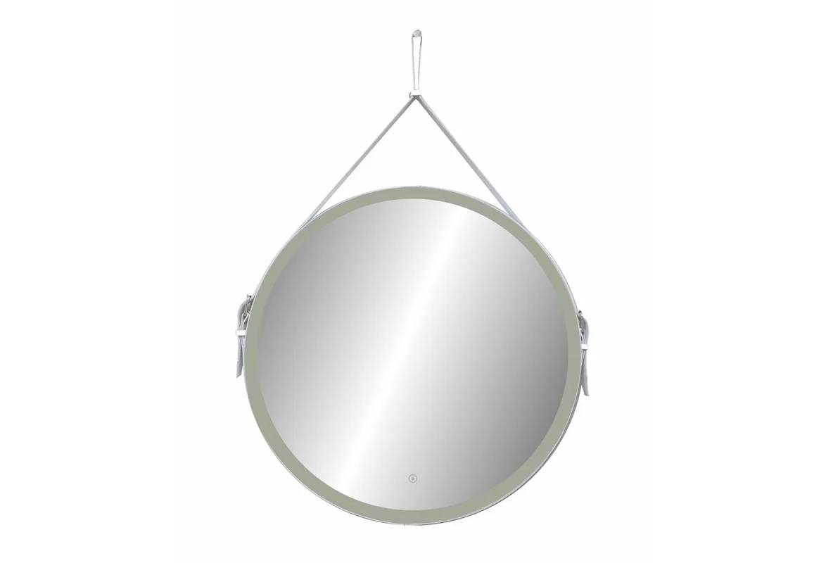 Приобрести continent зеркало с подсветкой millenium white 65х65 см, белое