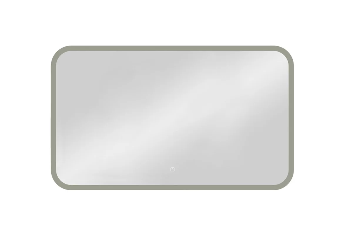 Приобрести continent зеркало с подсветкой demure 120х70 см, белоеи