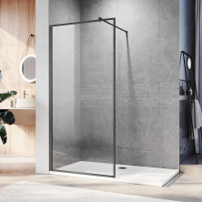 Veconi Душевая перегородка Korato 90x200 см, графит, прозрачное KR81GR-90-01-C8