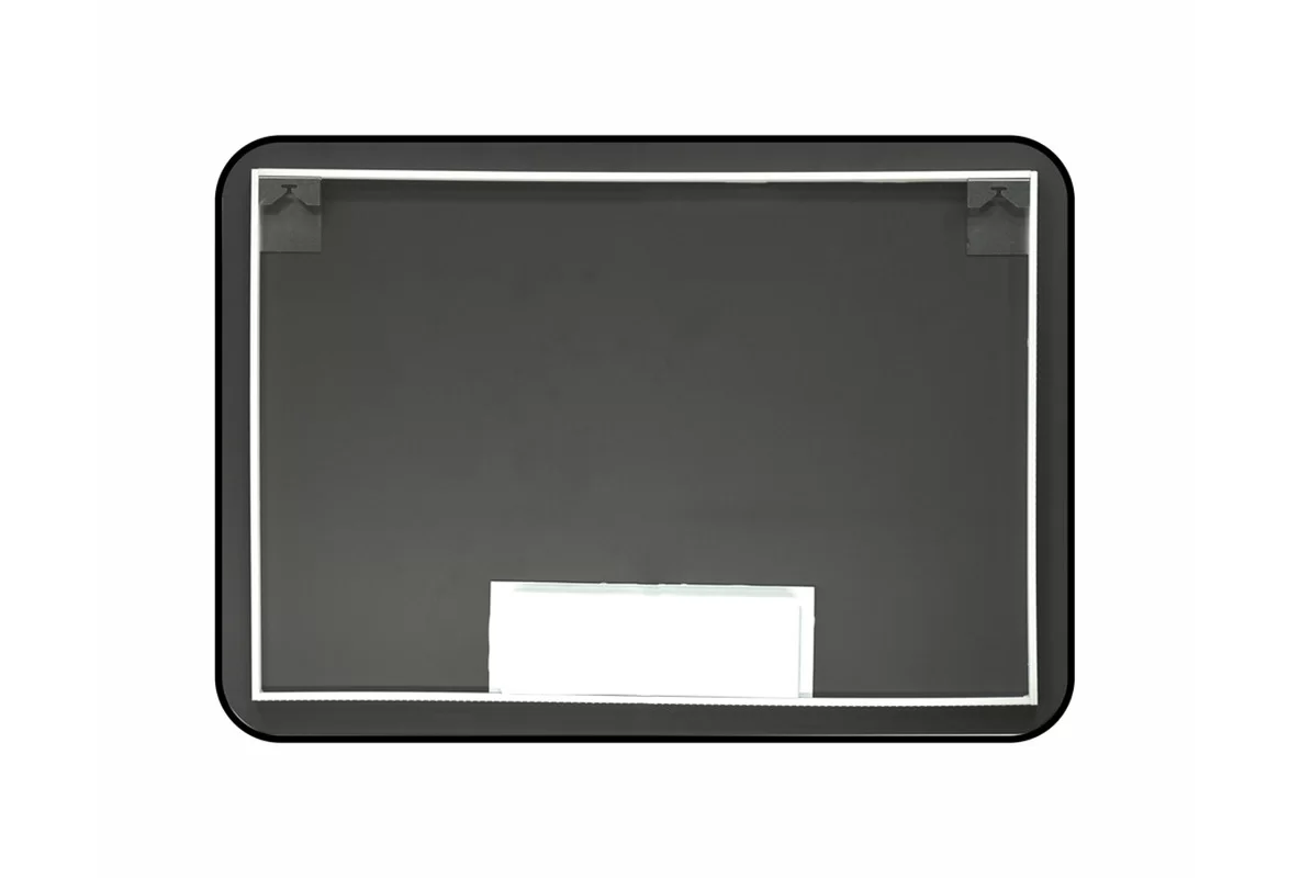 Приобрести continent зеркало с подсветкой torry 100х70 см, черное