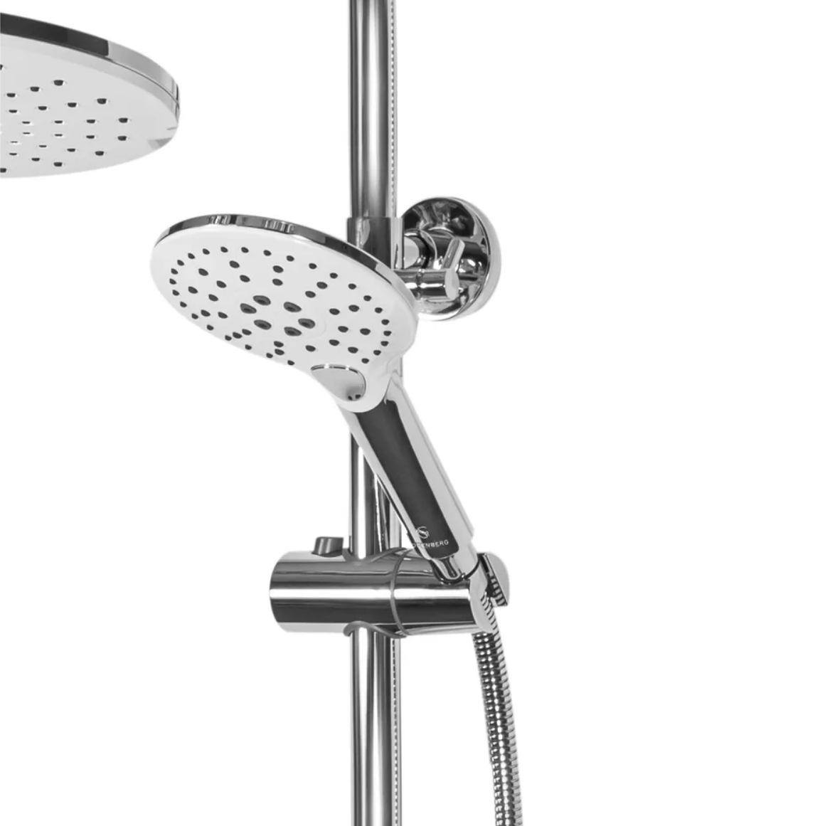 Приобрести grocenberg душевая система, белая\хром gb7001wc