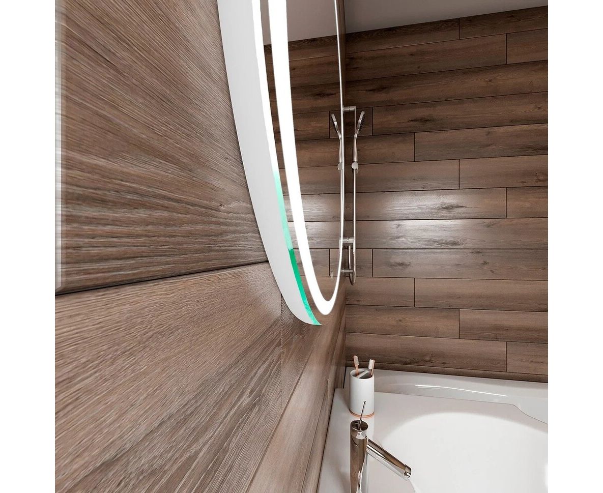 Приобрести continent зеркало с подсветкой credo 70х90 см, сенсорный включатель, белое