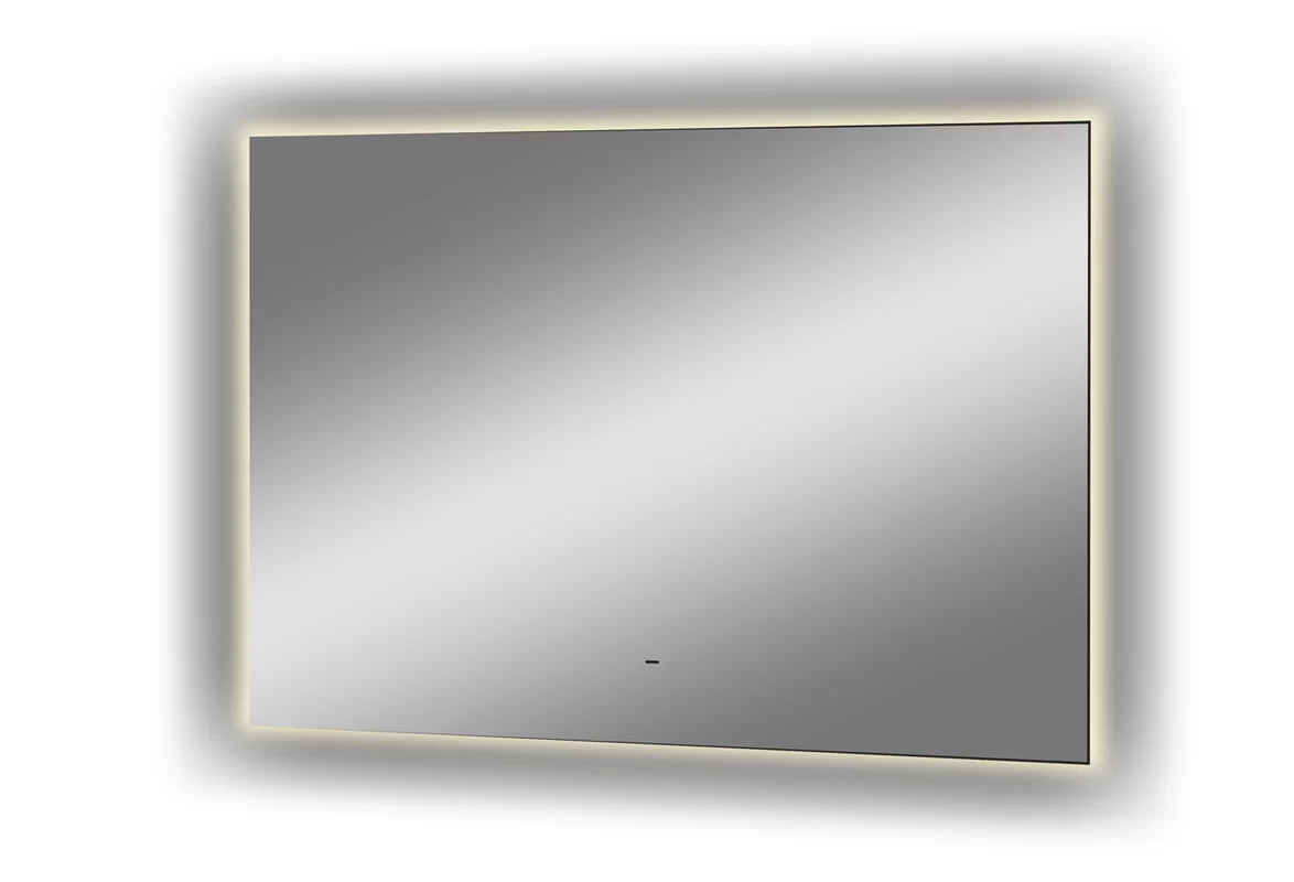 Приобрести continent зеркало с подсветкой trezhe 100х70 см, белое