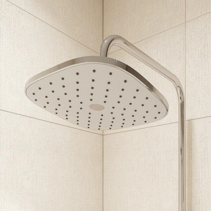 Приобрести iddis душевая система sena, квадратная d-235мм, хром sensb3fi06