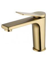 Смеситель для раковины WONZON & WOGHAND, Брашированное золото (WW-XH-012-BG)